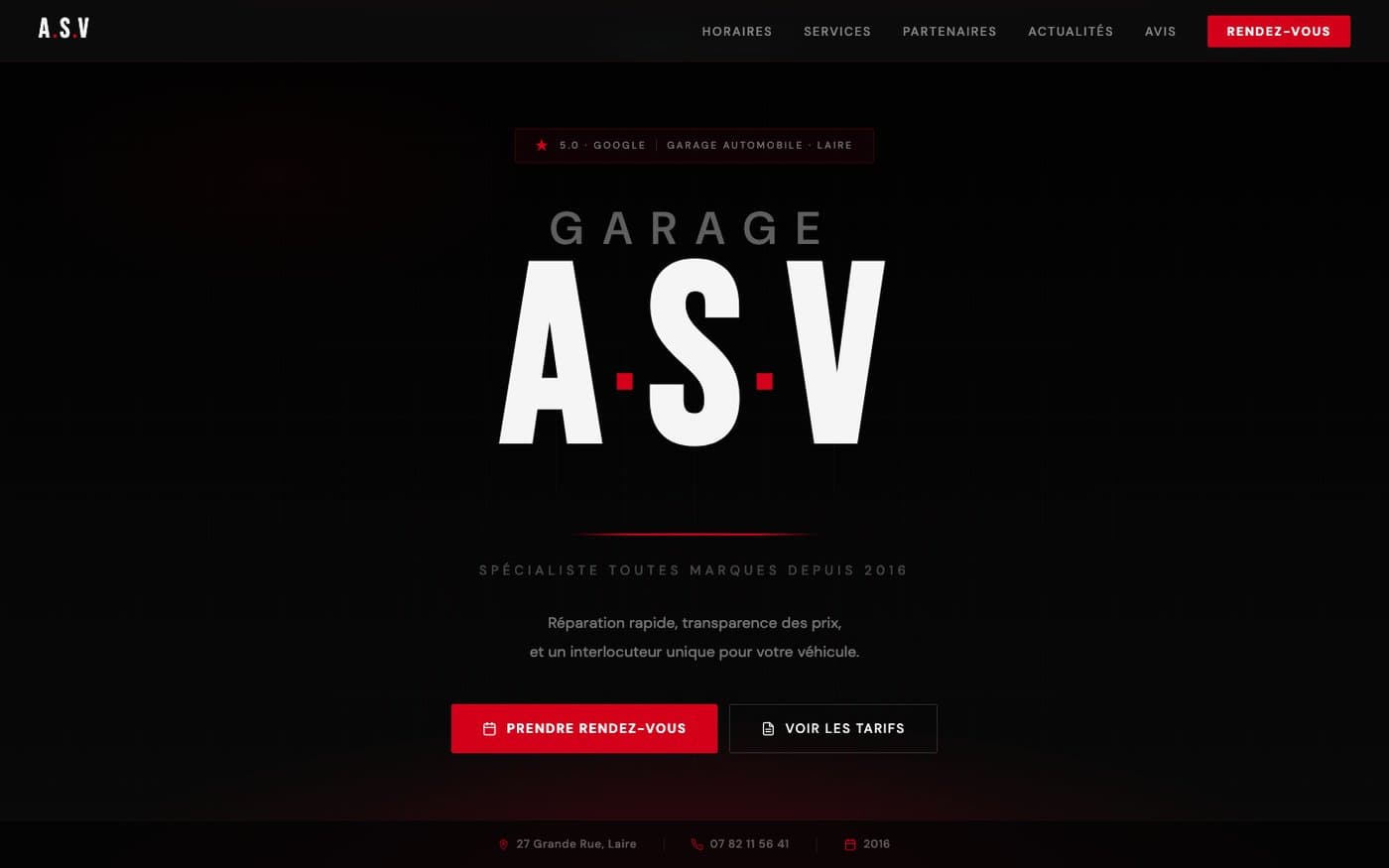 Garage ASV